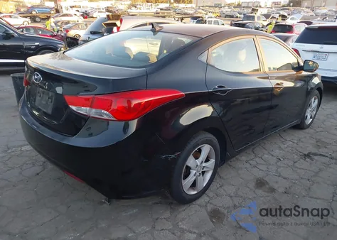 2012 Hyundai Elantra Gls (Ulsan Plant) from USA, damaged, VIN KMHDH4AEXCU415573